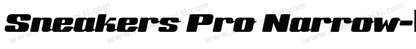 Sneakers Pro Narrow字体转换